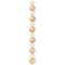 12 Pack: Amber Mix Large Glass Faceted Round Beads by Bead Landing™